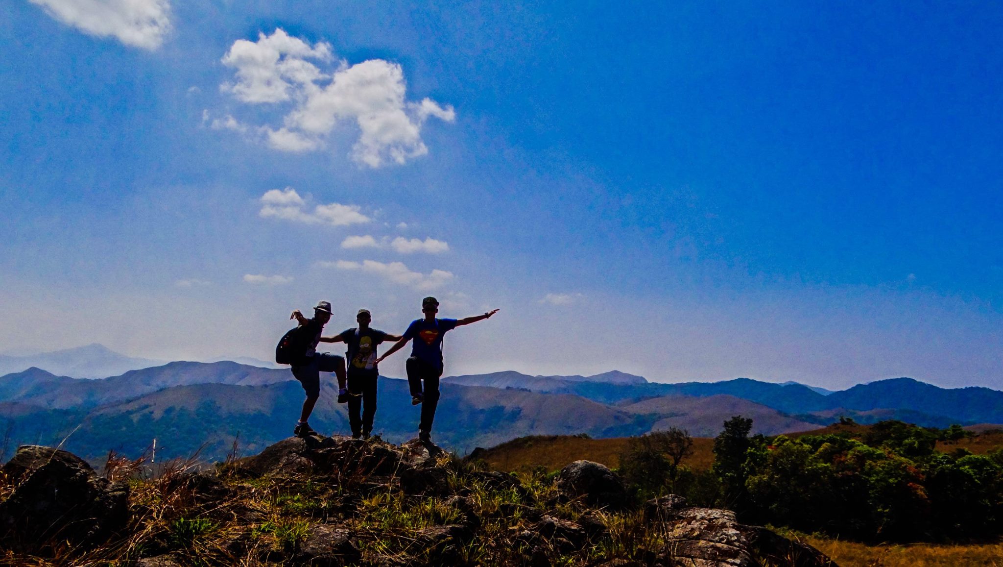 Abhishek outdoors on a mountain trail